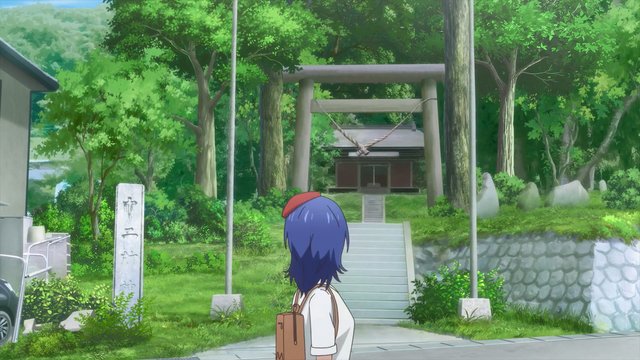 In front of Jūnisho Shrine